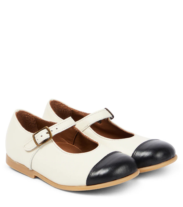  Pepe Pã¨pã¨ Leather Ballet Flats 