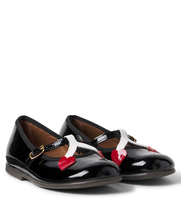  Pepe Pã¨pã¨ Patent Leather Ballet Flats 
