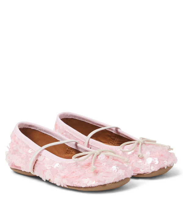  Pepe Pã¨pã¨ Sequined Ballet Flats 