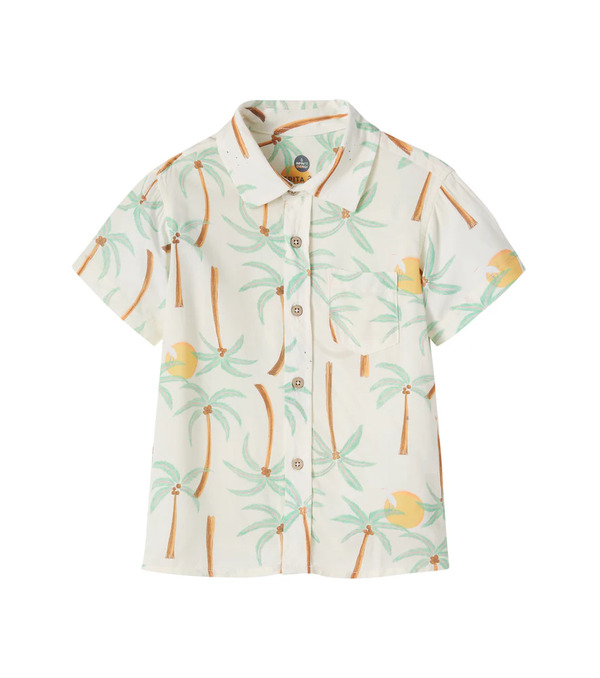  Pepita&me Pepita&me Guayabera Printed Shirt 