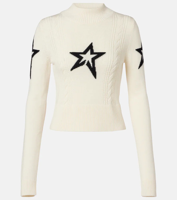  Perfect Moment Perfect Moment Intarsia Wool Sweater 