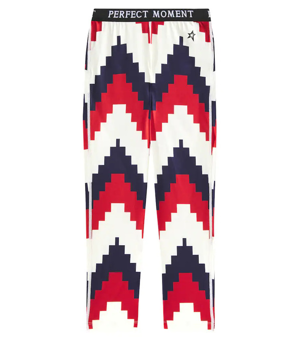  Perfect Moment Kids Perfect Moment Kids Logo Chevron Jersey Leggings 