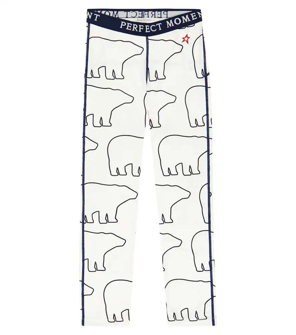  Perfect Moment Kids Perfect Moment Kids Printed Fleece Leggings 