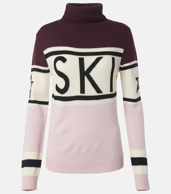  Perfect Moment Perfect Moment Schild Intarsia Wool Turtleneck Sweater 