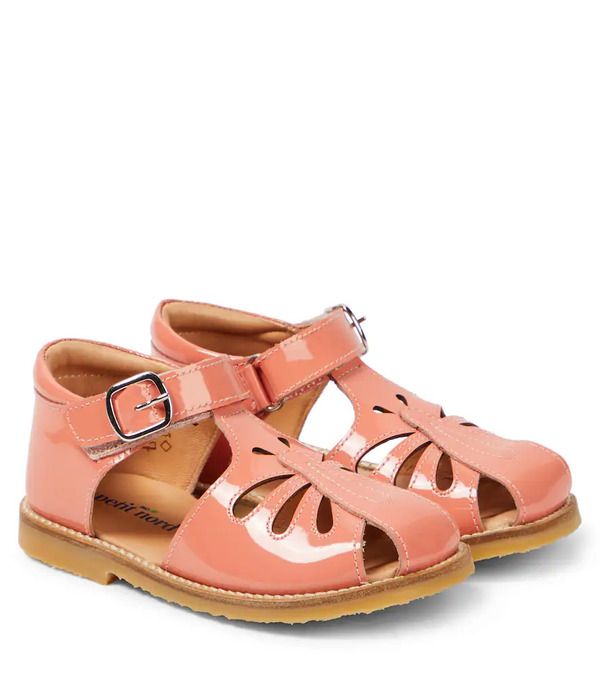  Petit Nord Petit Nord Butterfly Patent Leather Sandals 