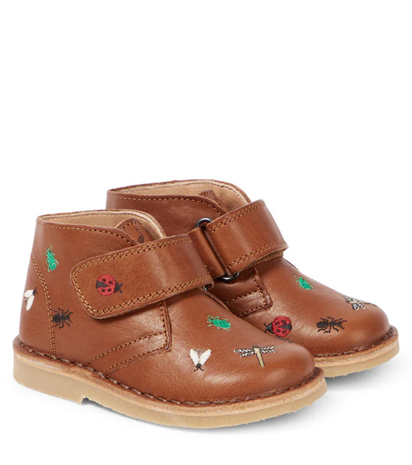  Petit Nord Petit Nord Embroidered Leather Boots 