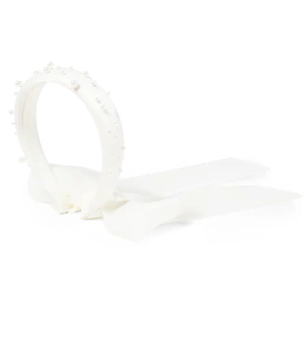  Petite Amalie Petite Amalie Faux Pearl-embellished Headband 