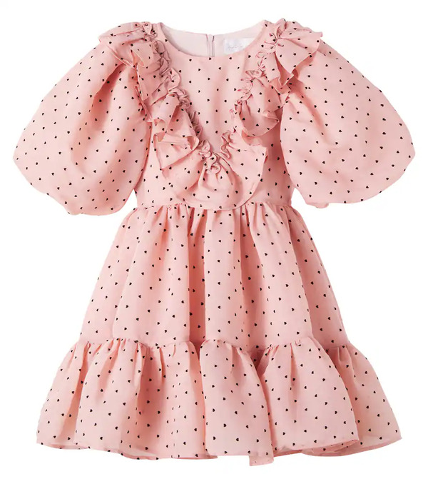  Petite Amalie Petite Amalie Ruffled Polka-dot Dress 