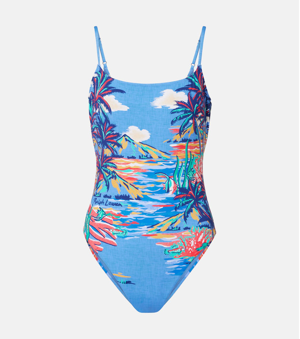  Polo Ralph Lauren Polo Ralph Lauren Kennedy 1pc Printed Swimsuit 