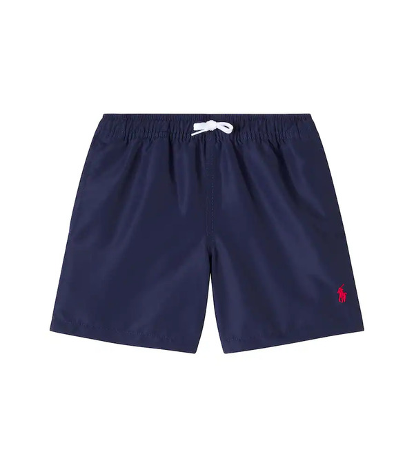  Polo Ralph Lauren Kids Polo Ralph Lauren Kids Logo Swim Trunks 