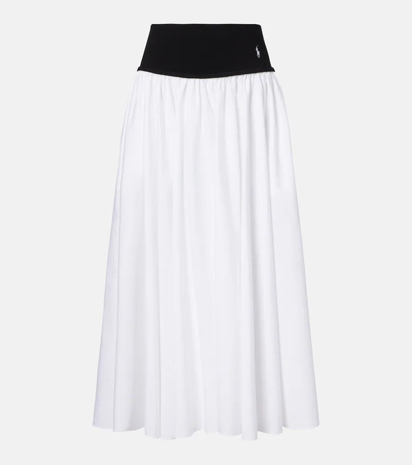  Polo Ralph Lauren Polo Ralph Lauren Paneled Midi Skirt 