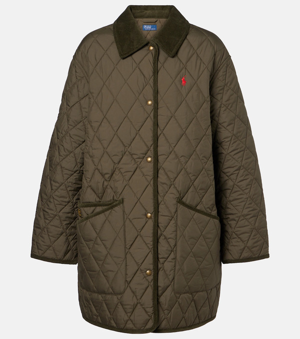  Polo Ralph Lauren Polo Ralph Lauren Quilted Corduroy-trimmed Jacket 