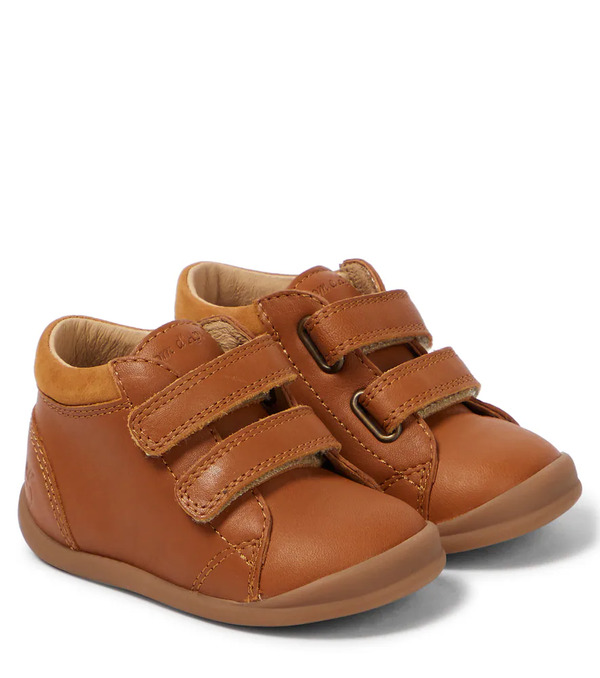  Pom D'api Pom D'api Baby Flex Up Easy Leather Sneakers 