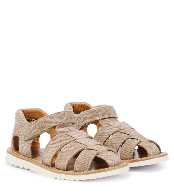  Pom D'api Pom D'api Waff Papy Denim Fisherman Sandals 