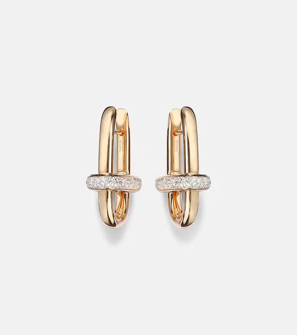  Pomellato Pomellato Iconica 18kt Rose Gold Earrings With Diamonds 