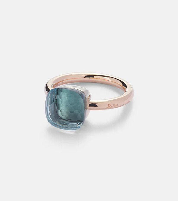  Pomellato Pomellato Nudo 18kt Gold Ring With Topaz 