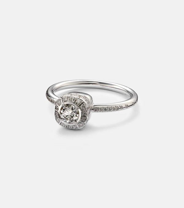  Pomellato Pomellato Nudo Petit 18kt White Gold Ring With Diamonds 