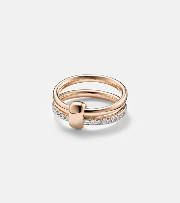  Pomellato Pomellato Pomellato Together 18kt Rose Gold Ring With Diamonds 