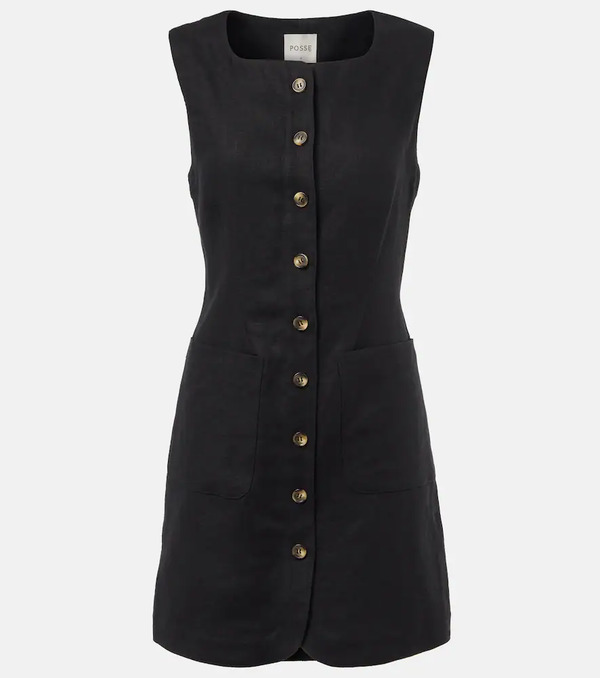  Posse Posse Emma Linen Minidress 