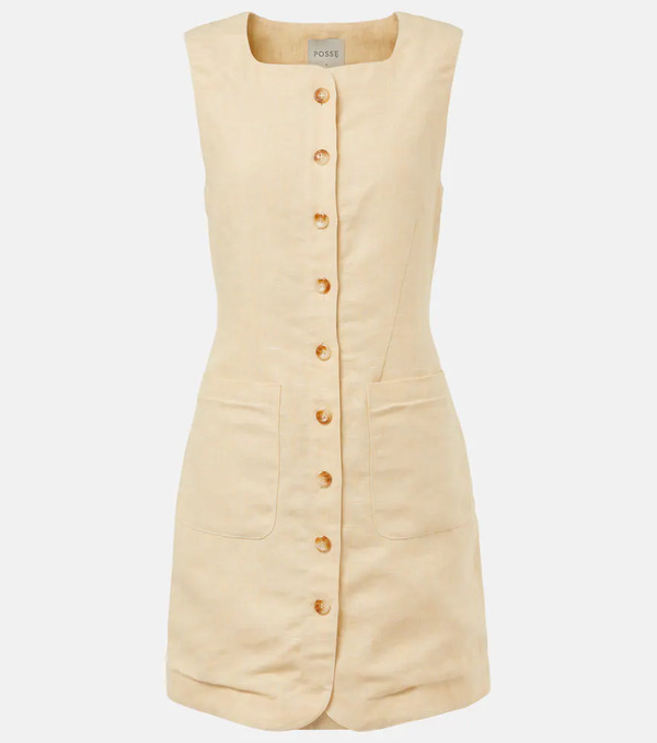  Posse Posse Emma Linen Minidress 