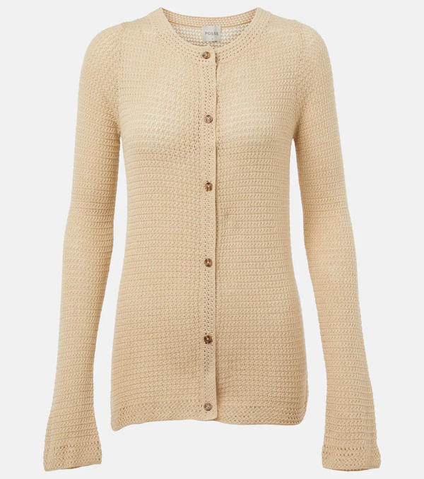 Posse Posse Lennon Crochet Cotton-blend Cardigan 
