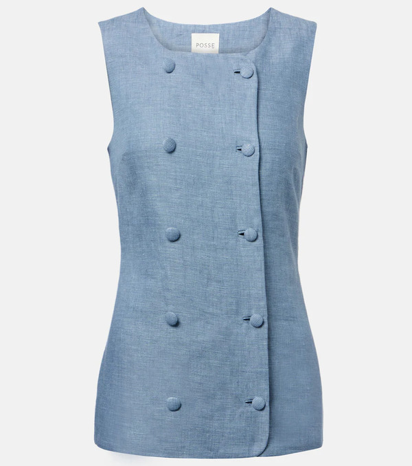  Posse Posse Thea Linen Vest 