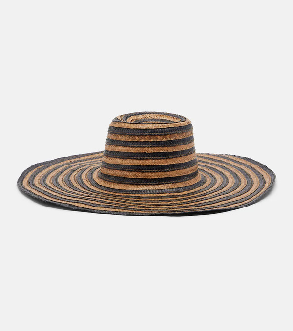  Poupette St Barth Poupette St Barth Angel Striped Sun Hat 
