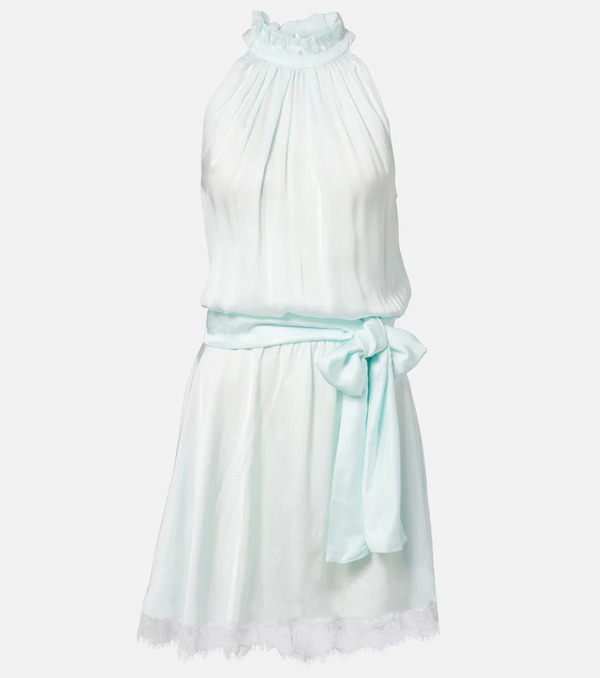  Poupette St Barth Poupette St Barth Bianca Halterneck Minidress 