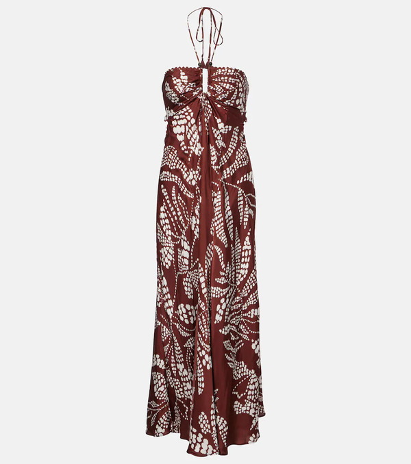  Poupette St Barth Poupette St Barth Carla Printed Maxi Dress 