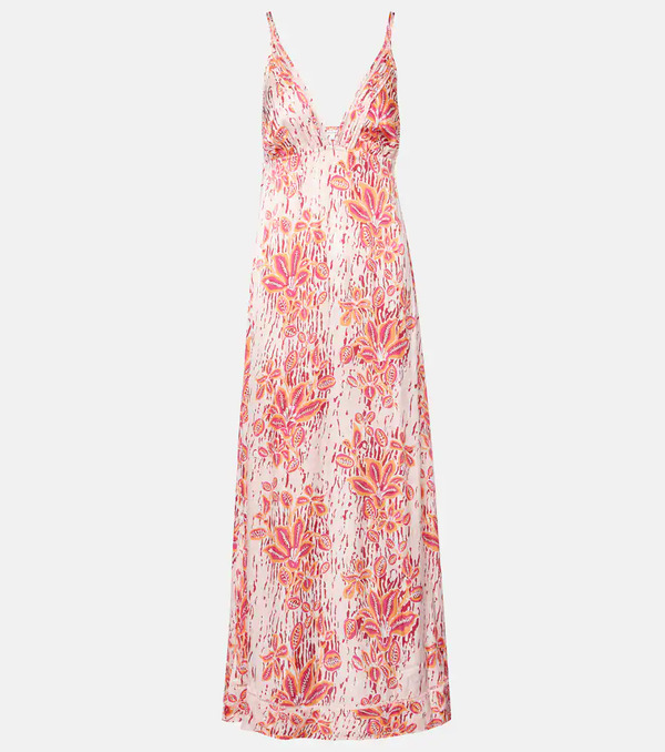  Poupette St Barth Poupette St Barth Cassandra Floral Maxi Dress 