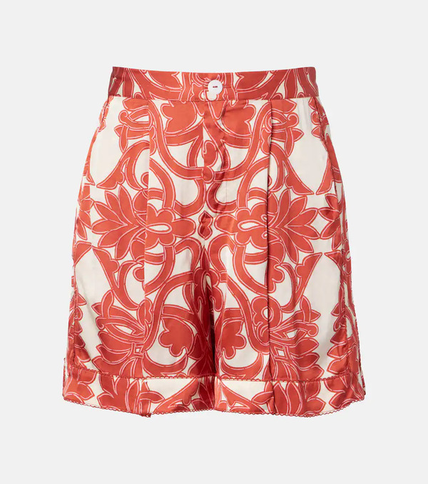  Poupette St Barth Poupette St Barth Isabelle Printed High-rise Shorts 