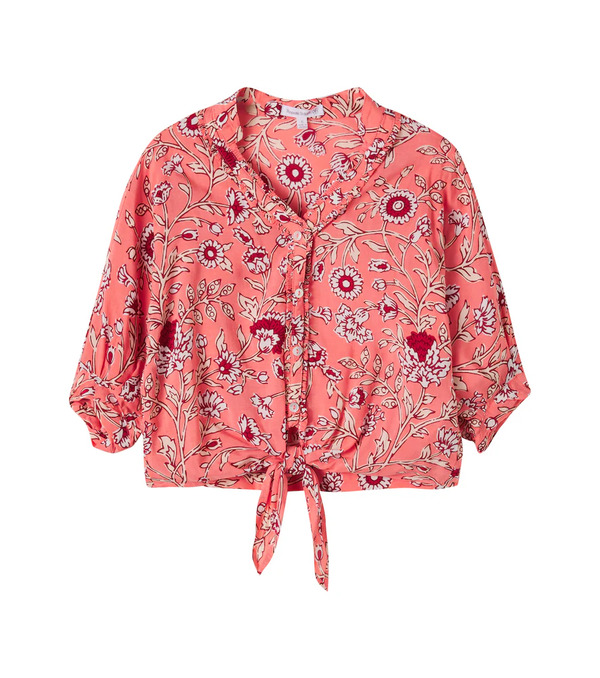 Poupette St Barth Kids Poupette St Barth Kids Azia Floral Shirt 