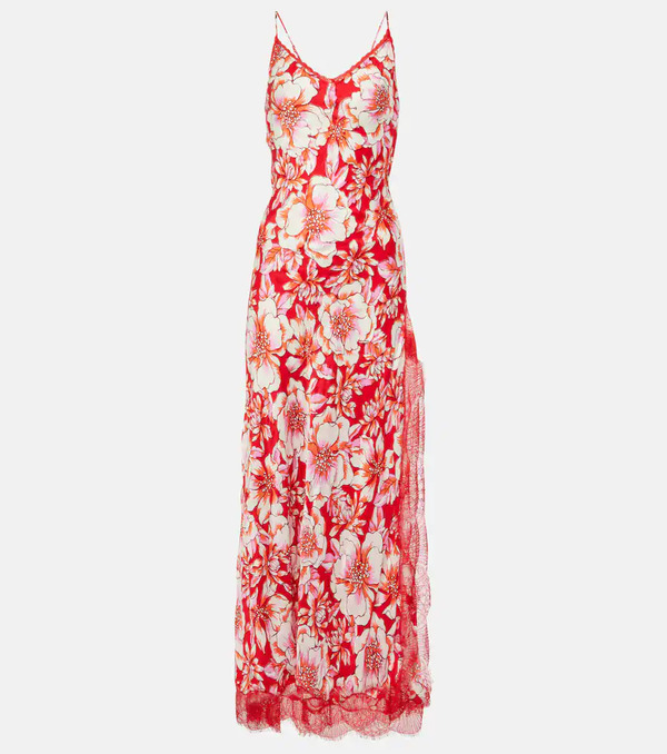  Poupette St Barth Poupette St Barth Lucia Printed Midi Dress 