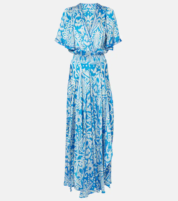  Poupette St Barth Poupette St Barth Mabelle Printed Maxi Dress 