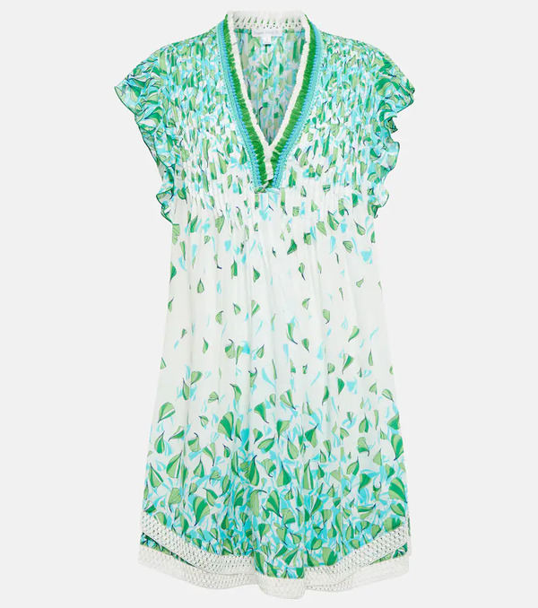  Poupette St Barth Poupette St Barth Sasha Printed Minidress 