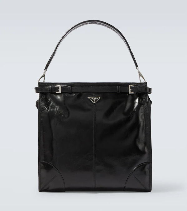  Prada Prada Prada Bonnie Leather Shoulder Bag 