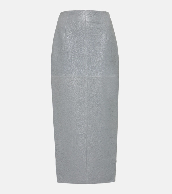  Prada Prada High-rise Leather Pencil Skirt 