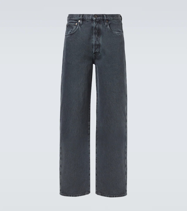  Prada Prada High-rise Wide-leg Jeans 