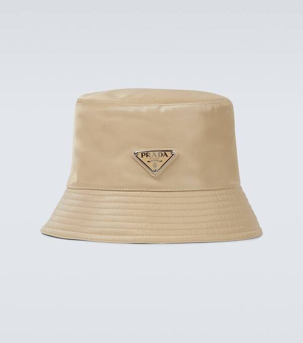  Prada Prada Logo Tab Bucket Hat 