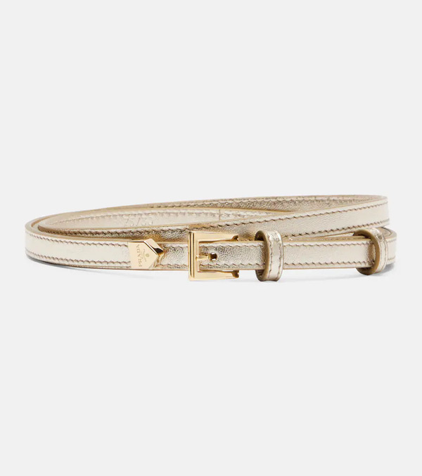  Prada Prada Metallic Leather Belt 