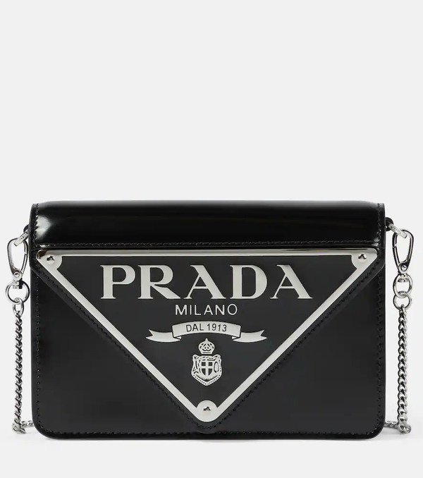  Prada Prada Mini Leather Crossbody Bag 