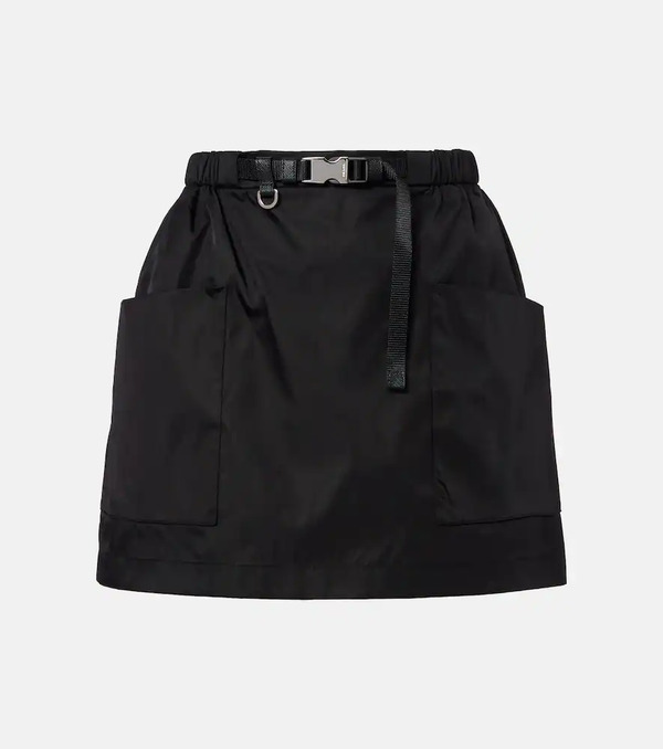 Prada Prada Re-nylon Belted Miniskirt 