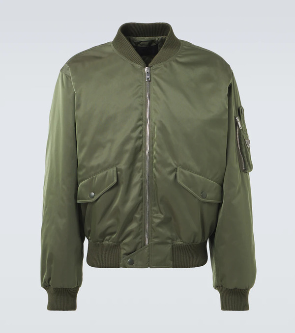 Prada Prada Re-nylon Bomber Jacket 