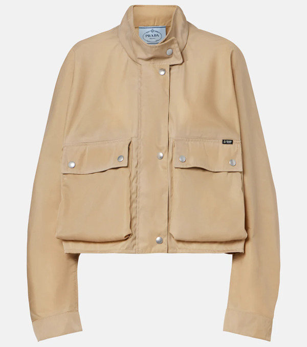  Prada Prada Re-nylon Cropped Jacket 