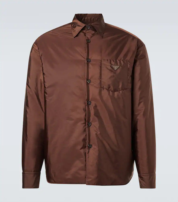  Prada Prada Re-nylon Logo Shirt 