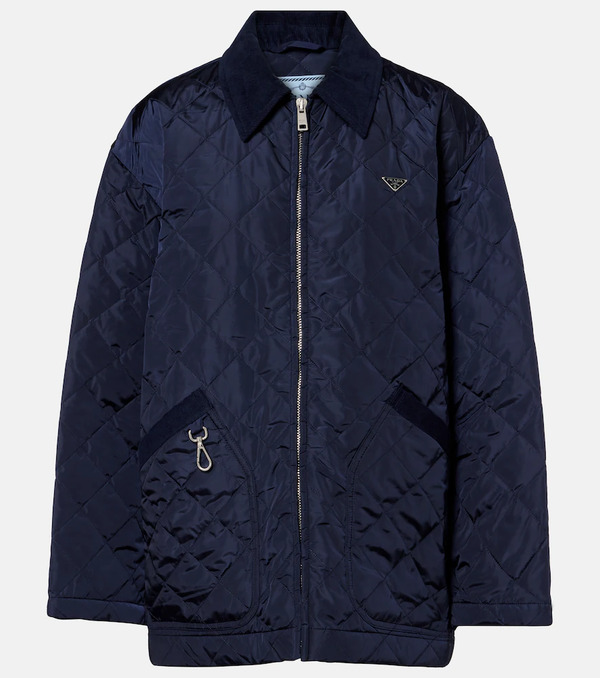  Prada Prada Re-nylon Quilted Jacket 
