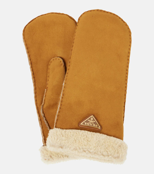  Prada Prada Shearling Mittens 