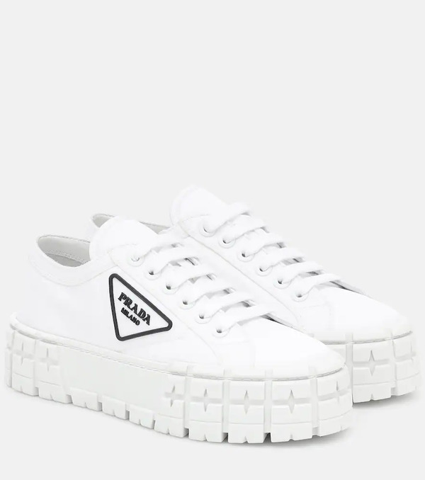  Prada Prada Wheel Gabardine Sneakers 