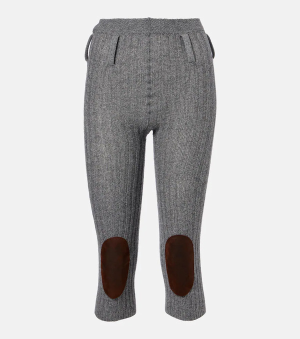  Prada Prada Wool And Cashmere Capri Pants 