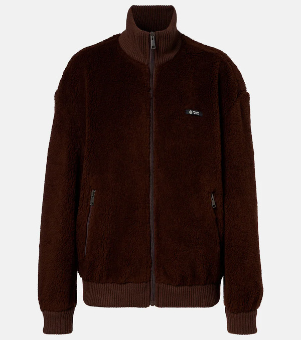  Prada Prada Wool-blend Fleece Jacket 